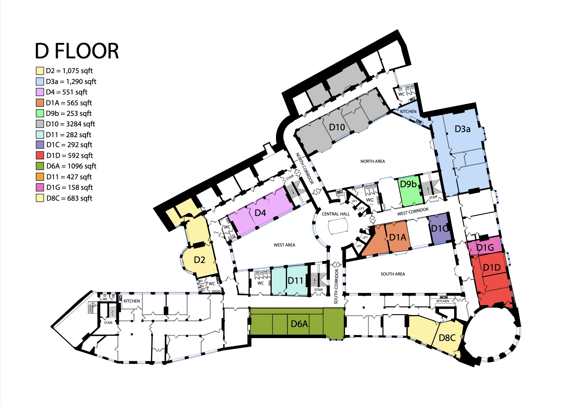 D floor availability